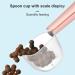 Teksome Dog Food Scoop | Transparent Puppy Measuring Cup - Practical Dry Food Scoops for Dogs and Cats Small Pet Feeding Supplies - Buy Online on GoSupps.com