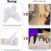 Rovtop White Gloves - 20Pcs/10Pairs for Jewelry Inspection, Moisturizing, Eczema Hand Spa | Comfortable and Large White Gloves - Buy Online on GoSupps.com