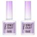 PEACECOLOR Gel Polish Base and Top Coat 10ml x 2 Base Coat No Wipe Gel Top Coat Shine Finish and Long Lasting Soak Off UV Nail Lamp Gel A2