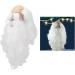 Ensemble perruque blanche barbe longue boucl e costume d'Halloween fausse moustache amusante faux moustaches sourcils nains blancs accessoires de f te de No l - Buy Online on GoSupps.com