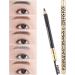 Baluue 2pcs Eeyebrow Pen with Brush Eyebrow Definer Pencil Eyebrow Makeup Long Lasting Waterproof Dark Coffee 3# 1 count (Pack of 1) Dark Coffee 3 - Buy Online on GoSupps.com