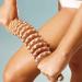 JOYLETUS Curved Wooden Massage Stick Roller for Anti Cellulite Lymphatic Drainage ,Wood Manual Self Therapy Massage Tools for Muscle Deep Tissue,Body Massager for Back Pain Relief Waist Leg Sculpting