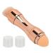 ZJchao Mini Face Makeup Brush 4 in 1 Makeup Brushes Tools Face Makeup Brush Soft Hair Portable Elastic Sponge Head Eyeshadow Lip Powder Travel Buffing Stippling Makeup Tools for Home Use