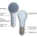Face Scrubber ROOBUCK Facial Cleansing Brush Waterproof and Rechargeable Face Scrub Brush for Men & Women Cleansing Exfoliating and Massaging Electric Face Wash Brush (Light Blue) - Buy Online on GoSupps.com