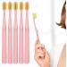 Verdant Touch Soft Toothbrush 5 Pack - Practical Interdental & Comfortable Pink Bathroom Brush for Optimal Oral Care - Buy Online on GoSupps.com