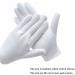 24PCS White Cotton Moisturizing Gloves - 12 Pairs, Premium Quality, Soft & Stretchable Lining for Hand Spa, Guards, Parade, Film & Photo - Universal Fit - Buy Online on GoSupps.com