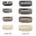 20 Pcs Small Blonde U Shape Snap Clips for Hair Extensions - DIY Hairpiece Wig Clips with Rubber - Buy Online on GoSupps.com