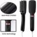 2-in-1 Hair Straightener Brush | Fast Styling & Temperature Control | Best Heated Brush for Natural Straight Hair (Black - Buy Online on GoSupps.com