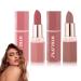 2PCS Mini Capsule Pills Lipstick Set Matte Lip Stain Long Lasting Waterproof Lip Gloss Kit Pill Shaped Lipstick Lip Balm Suit for Women Girls(01+03)