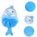 Healeved 2pcs Children s Bath Loofah Sponge - Cartoon Animal Body Wash Shower Loofahs for Kids & Newborns - Buy Online on GoSupps.com