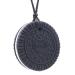 Chew Necklace for Boys and Girls - Silicone Chewable Pendant for Autism, Chewing, ADHD, SPD, Sensory Oral Motor Aids for Kids, Chewy Toy for Adults (Black)
