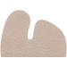 Leather Flip Flops with Forefoot Pad - Self-Adhesive Metatarsal Comfort Sandals in Apricot | Prevent Skin Abrasion - Buy Online on GoSupps.com