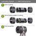 SELEWARE Stainless Steel Silent Swing Hanger for Porch Swing, Hammock, Yoga Silk - Ceiling Mount Anchor for Olympic Rings, Climbing Ropes - Buy Online on GoSupps.com