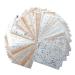 50 Sheets A4 Thin Mulberry Paper Sheets Art Tissue Washi Paper Design Craft Art Origami Suppliers Card Making (Tamarind Leaves,Onion,Banana Tree Fiber,Rice Straw etc.)