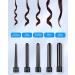 CkeyiN 5 in 1 Ceramic Curling Iron Set | Interchangeable Barrels | Adjustable Temperature | Hair Curlers for All Hair Types | Black - Buy Online on GoSupps.com