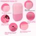 Silicone Ice Roller for Face and Eyes - Facial Beauty Tool for Skin Care, Pore Shrinking, and Skin Brightening (Pink) - Buy Online on GoSupps.com