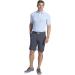IBKUL Men's Athleisure Wear Sun Protective UPF 50+ Icefil Tech Circle O's Print Polo, Candy Pink/Peri, X-Large - Buy Online on GoSupps.com