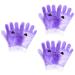 FOMIYES 3 Pairs Hand Wax Set Foot Wax Set Hand Foot Care Tools Heated Mittens Foot Wrapping Cover Paraffin Wax Film Sheer Gloves Clear Gloves Wax Warmer Cover Wax Cover Nourish Heating Lid