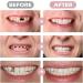 84 pcs Teaching Mold False Teeth DIY Acrylic Resin Denture Upper Lower Temporary Crowns Fake Tooth Cosplay Costume False Teeth for Halloween Makeup Party Ornament Supplies (Slightly Yellow) - Buy Online on GoSupps.com