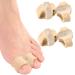 Toe Separators for Women Men-Soft and Washable Hammer Toe Corrector Relieve Foot Pain Hammer Toe Straightener Suitable for Overlapping Hallux Valgus Hammer Toe Bunion (2 Pair Small)
