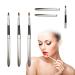 30 Pcs Silver Retractable Lip Brushes Portable Lip Gloss Applicators for Travel | Detachable Makeup Accessories - Buy Online on GoSupps.com