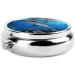 Killer Whale1 Printed Mini Round Pill Box | 3 Compartment Portable Pill Organizer for Travel Home & Office - Buy Online on GoSupps.com