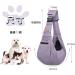Cuby Dog Carrier Bag for Small Dogs - Hands-Free Breathable Cotton Travel Bag for Pets (Purple Violet) - Buy Online on GoSupps.com