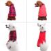 SCENEREAL Reversible Dog Winter Jacket - Windproof Waterproof Plaid Vest for Small, Medium, Large Dogs - Red-Black - Buy Online on GoSupps.com