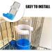 Pet Bird Cage Food Feeder Bird Water Bottle Parrot Automatic Water Feeder Water Drinker Food Feeder Waterer Clip Feeder Cage Accessories for Parrot Budgie Lovebirds Cockatiel Parakeet Cockatoo - Buy Online on GoSupps.com