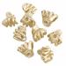 HAARallerliebst Gold Shimmering Hair Clips (9 Pieces | 2.4 cm) with Stylish Storage Box - Perfect for Every Occasion | International Shipping Available - Buy Online on GoSupps.com