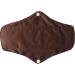 MUMBABY 5-Piece 10 Inch Regular Charcoal Bamboo Mama Cloth Menstrual Pads - Reusable Sanitary Pads (Dark Brown Medium) - Buy Online on GoSupps.com