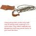 LWANO Archery Recurve Bow Stringer Tool - Nylon Rope & Leather - Brown - Buy Online on GoSupps.com