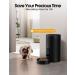 WOPET Automatic Cat Feeder  FT70 Plus Pet Dry Food Dispenser with Desiccant Bag for Cats and Dogs  Timed Cat Feeder Programmable 6 Meals Per Day  10s Voice Recorder Black - Buy Online on GoSupps.com