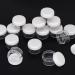100 Pieces 5ml Mini Clear Cosmetic Bottles - Empty Trial Containers for Lip Balm & Lotion - Transparent Cremeglas with Screw Cap - Ideal for eCommerce - Buy Online on GoSupps.com