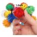 120 Assorted Color Cat Toy Balls - Interactive Furry Pom Pom Balls for Cats - Christmas Party Toy Balls - 1.2 x 1.2 Inch - Buy Online on GoSupps.com