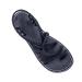 Flip Flops for Women with Arch Support Plus Size Cross Knot Strap Open Toe Bunion Corrector Shoes Flat Heel Summer Casual Beach Shoes for Bunion Splints Toe Separator Hallux Valgus 8 Black