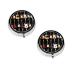 Art Guitar Pattern Printed Mini Round Pill Box Pill Box 3 Compartment Medicine Pill Case Pill Organizer Travel Pillbox Portable Pill Box for Pocket Home Office Use