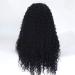 High-Temperature Silk Black Wig - Small Roll Ladies Front Lace Curly Hair | Premium Chemical Fiber eCommerce - Buy Online on GoSupps.com