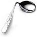 Adaptive Curved Utensils Stainless Steel Adaptive Eating Aid Anti-Shake Angled Spoon for Elderly Parkinson Arthritis & Handicap Left
