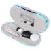 Fomiyes household appliances 1 set contact lens travel kit etui with mirror double-sided portable contact lens box holder container storage set contact lens remover tools