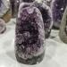 Home Decoration Natural Deep Purple Quartz Uruguayan Amethyst Cluster Thy Stone Crystal Cluster Office Ornaments Stones Crystal Cluster (Size : 400-450g)