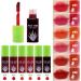 6 Colors Lip Tint Lip Stain Set Mini Liquid Lipstick Long Lasting Moisturizing Lip Gloss Non-Sticky Waterproof Non-Sticky Lip Tint - Buy Online on GoSupps.com