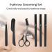 Professional Eyebrow Care Set - Trim Tweezers Scissors & Razor for Men & Women | Portable All-in-One Kit - Buy Online on GoSupps.com