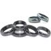 IWYKT Black Hematite Rings Set - 8 Pcs Anxiety Balance Root Chakra Black Stone Rings for Women Men - Buy Online on GoSupps.com