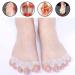 zoerbufan Toe Separators 3 Pair Toe Stretcher for Overlapping Toes to Relax Toes Silicone Toe Straighteners for Hallux Valgus Soft Gel Toe Spacers for Correct Bunions (Transparent) - Buy Online on GoSupps.com