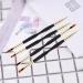 4pcs UV Gel Nail Brush Set - Professional Nail Art Brushes for Home | Gel Brush & Nail Accessories - Buy Online on GoSupps.com
