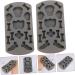 OUNONA 10 Pcs Cake Mold Silicone Molds for Candles Maniquin Halloween Skeleton Molds Bone Cookie Molds Skull Cookie Molds Silicone Cookie Molds Rubber Biscuit Silica Gel Dessert 21X11CMx5pcs - Buy Online on GoSupps.com
