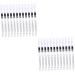 SKISUNO 48 Pcs Eyeliner Pencil Liquid Eye Shadow Beautiful Eyeliner Pen Eyeshadow Pen Wooden Pole White