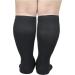 3XL Wide Plus Size Calf Compression Socks 20-30 mmHg for Men and Women - Black XXX-Large 3XL - Buy Online on GoSupps.com