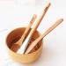 Face Mask Mixing Bowl Set - 4 In 1 DIY Clay Mask Kit with Brush & Spatula | Bamboo Mixing Tools for Facial Masks - Buy Online on GoSupps.com